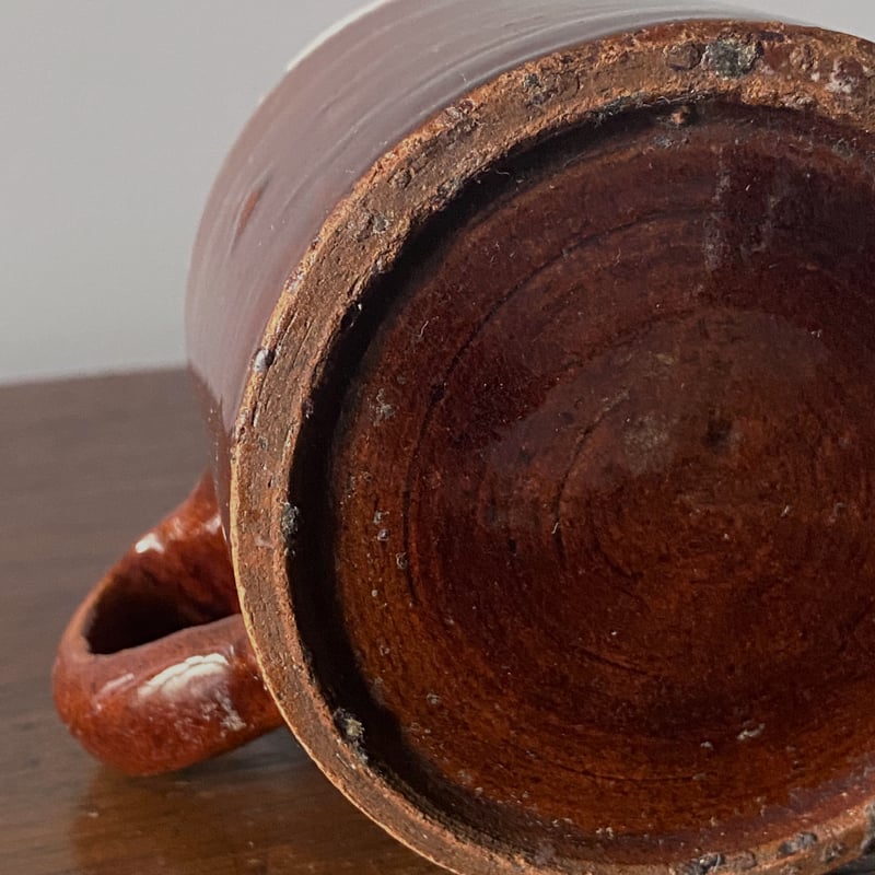 フランスアンティーク キュノワール マグカップ スープカップ