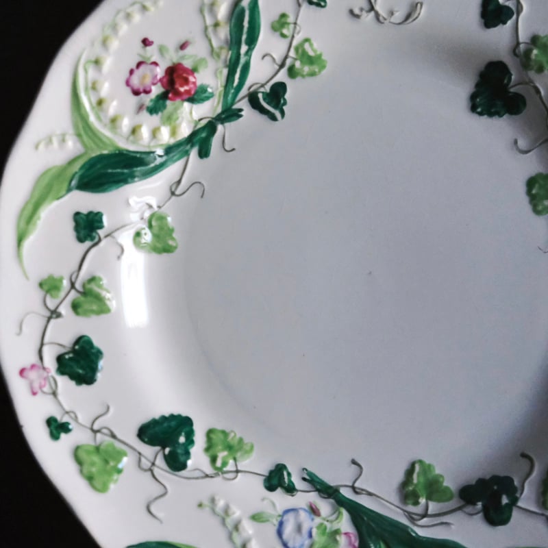 クレイユモントローFlora Muguetすずらんプレート②フランス