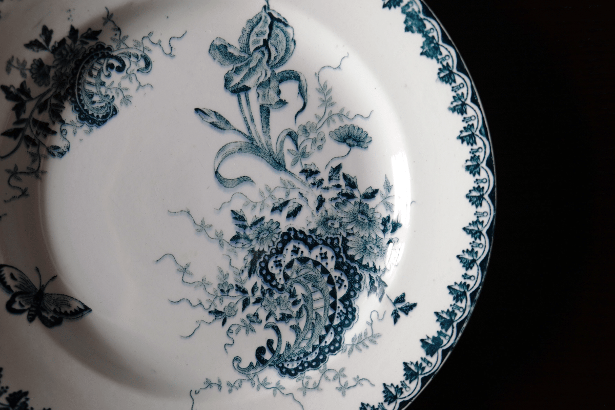 サンタマン LOUIS XV ルイ15世 平皿 リム皿 φ19.3cm