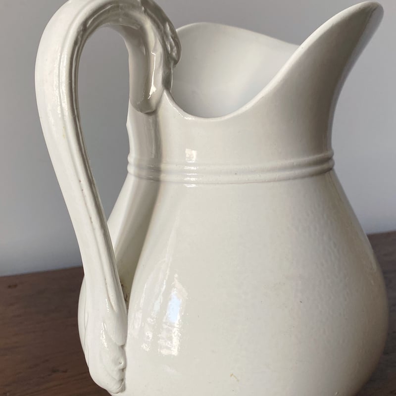 Sarreguemines 白 ピシェ アンティーク 0501225 | jinen_antique Sarreguemines 白 ピシェ アンティーク 0501225 | jinen_antique