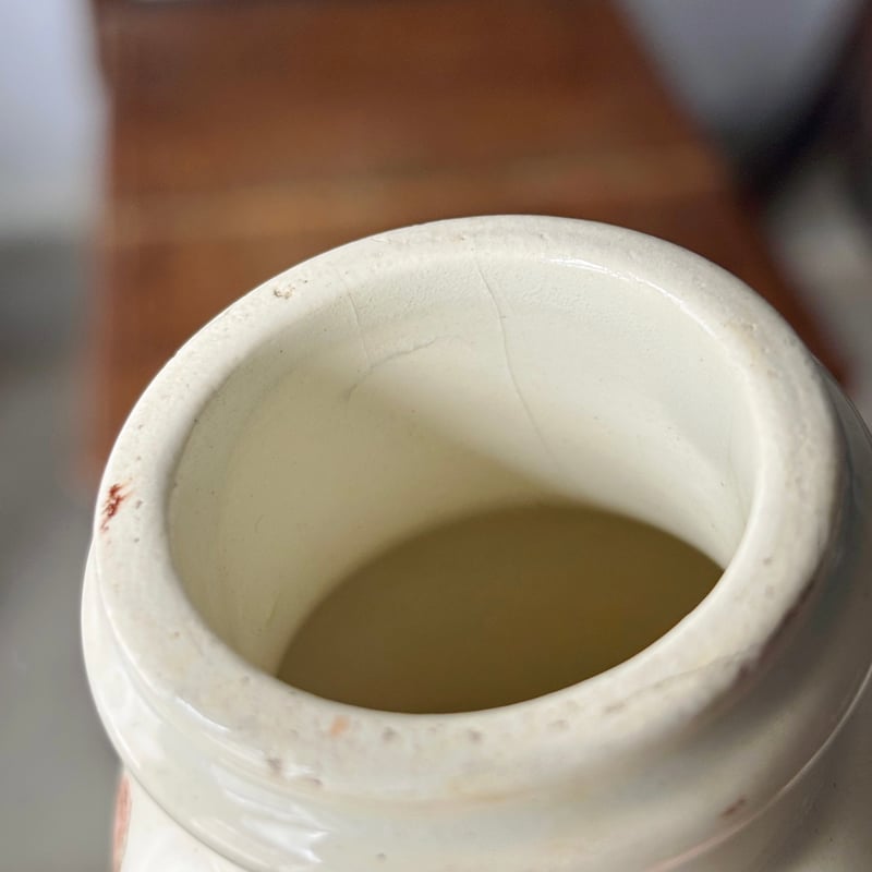 Lunéville リュネヴィル マスタードポット h9.5cm フランス