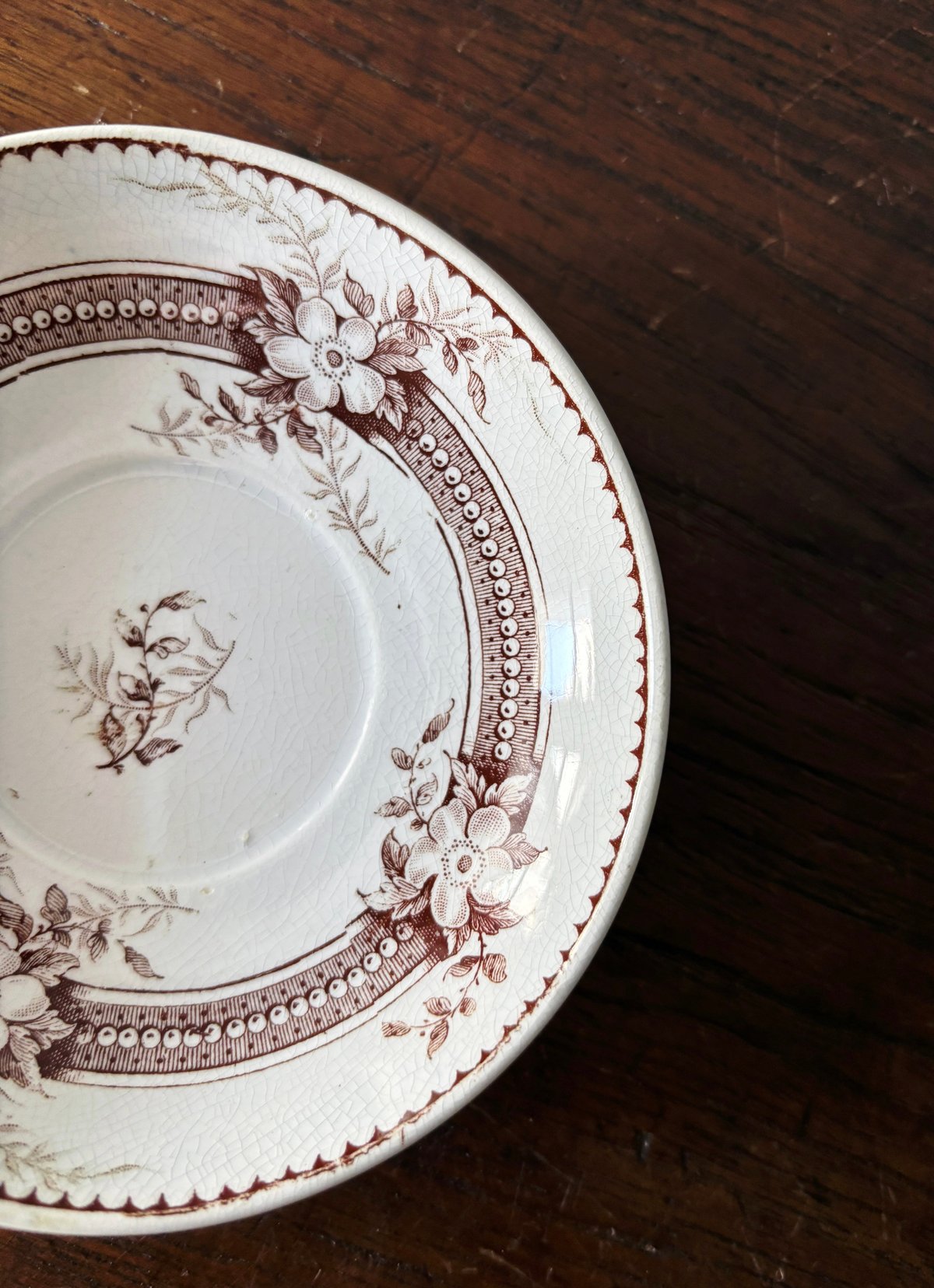 ビレロイ & ボッホ ディネット ソーサー 小皿 フランス アンティーク