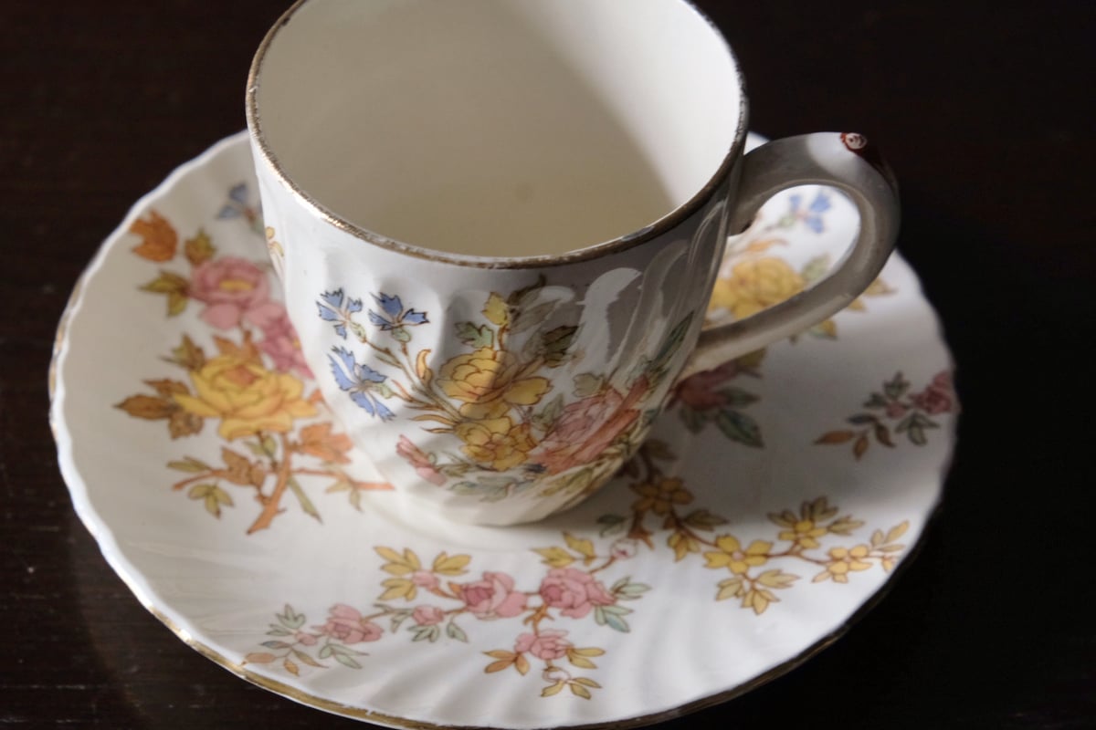 サルグミンヌ U&C カップ & ソーサー Louis XV アンティーク サルグミンヌ U&C カップ & ソーサー Louis XV アンティーク