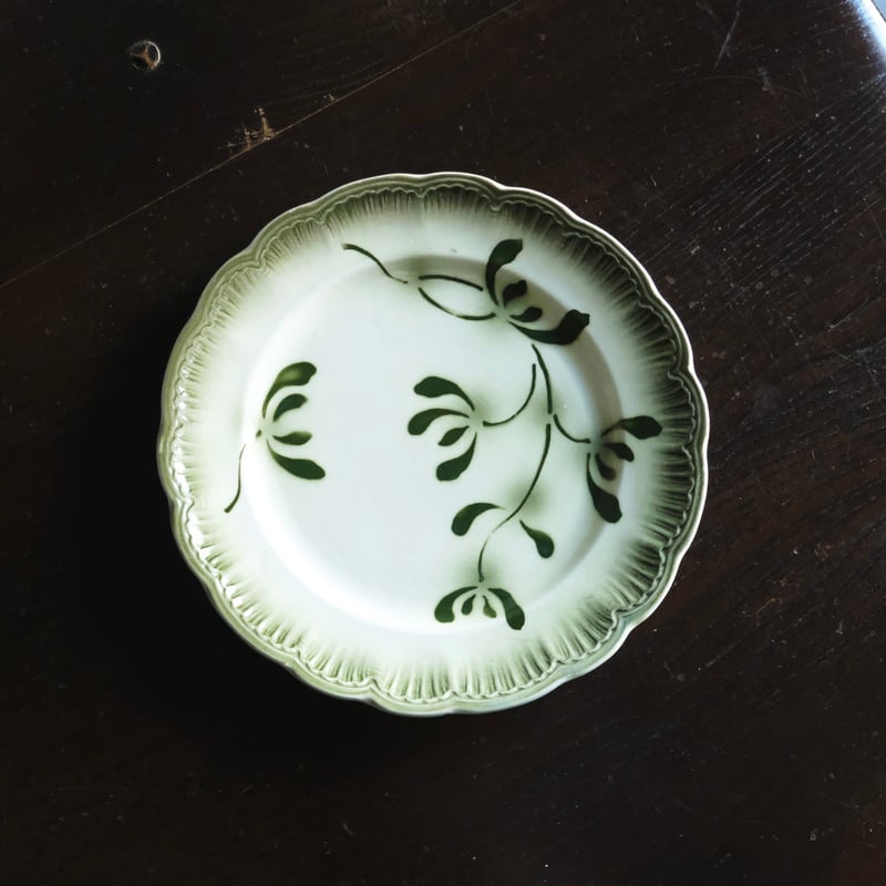 Badonviller バドンヴィレー 宿り木 ヤドリギ 平皿 φ21cmフランス アン