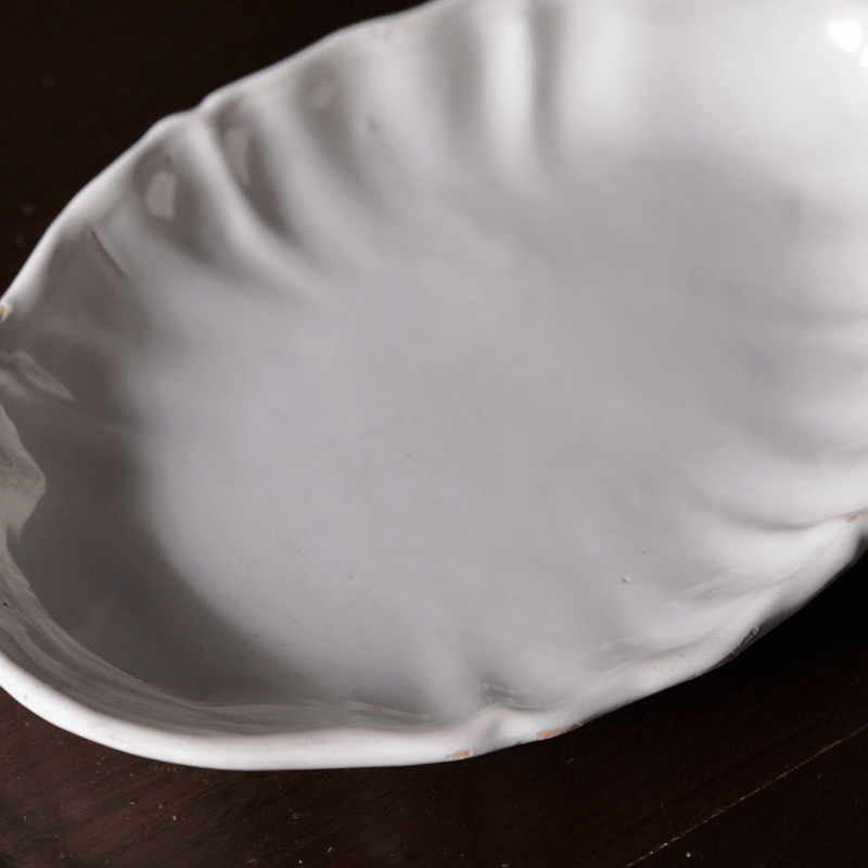 花リム ムスティエ Moustiers 白釉 南仏