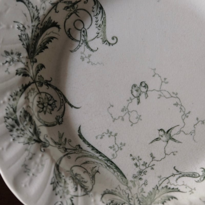 Gien Rinceaux ジアン ランソー 深皿 平皿 φ24cm アンティーク