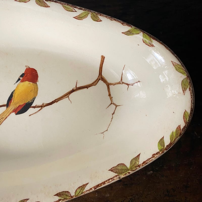 フランスアンティーク HB&Cie ショワジールロワ OXFORD プレート フランスアンティーク HB&Cie ショワジールロワ OXFORD プレート