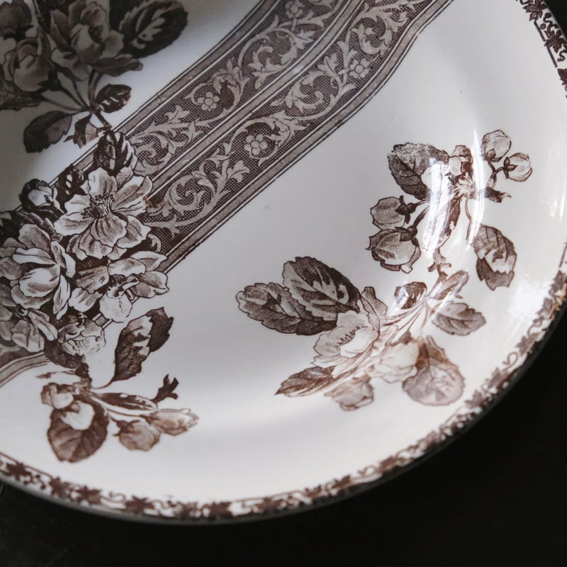 Emile Bourgeois エミール ブルジョワ 深皿 絵皿 プレート φ23.5cm フ