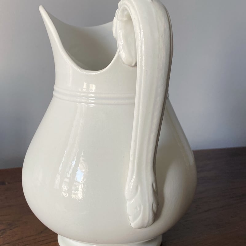 Sarreguemines 白 ピシェ アンティーク 0501225 | jinen_antique Sarreguemines 白 ピシェ アンティーク 0501225 | jinen_antique