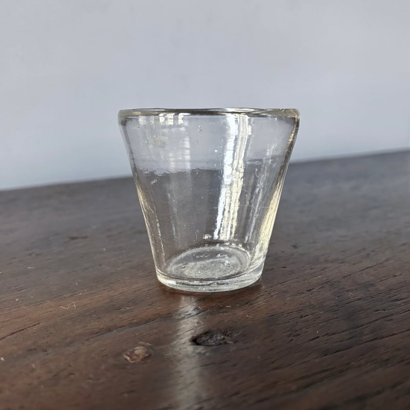 キャンドルグラス 無色 hフランス アンティーク 0502304 | jinen_antique