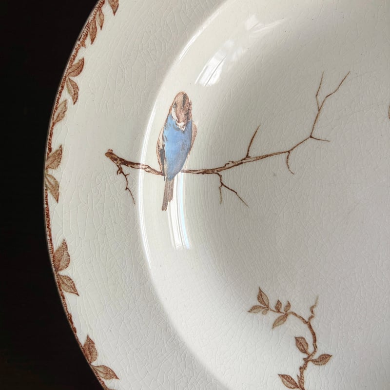 HB&Cie ショワジールロワ Oxford オックスフォード 深皿 リム皿 手彩色