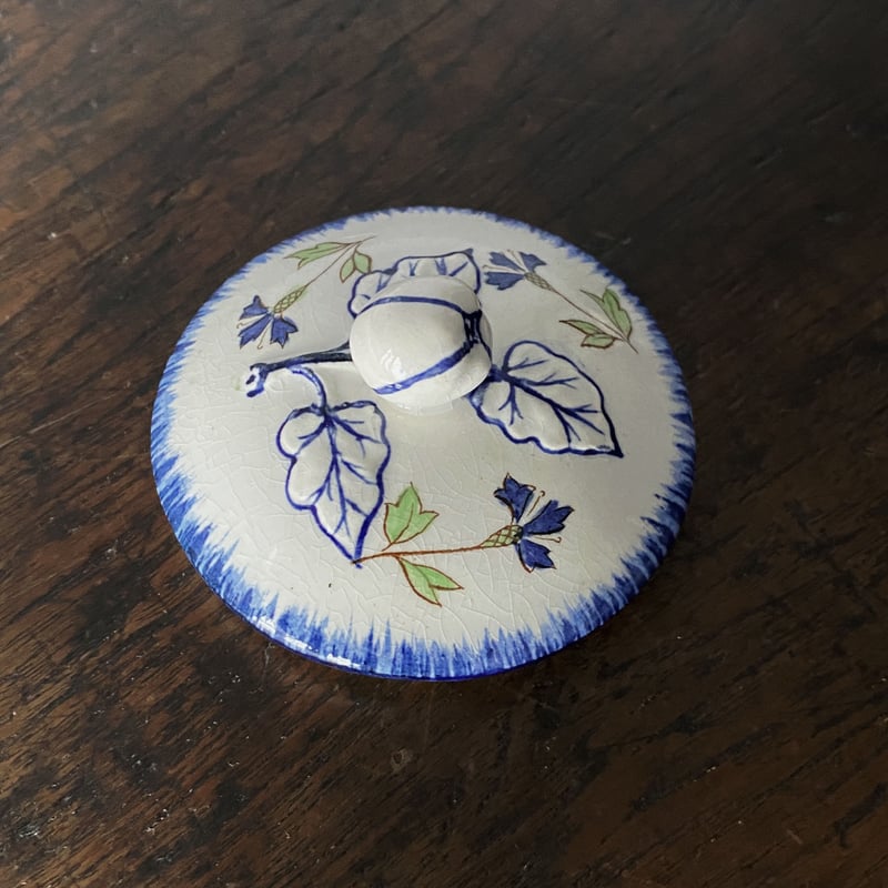 クレイユモントロー Creil&Montereau 矢車菊 クリームポット ディ