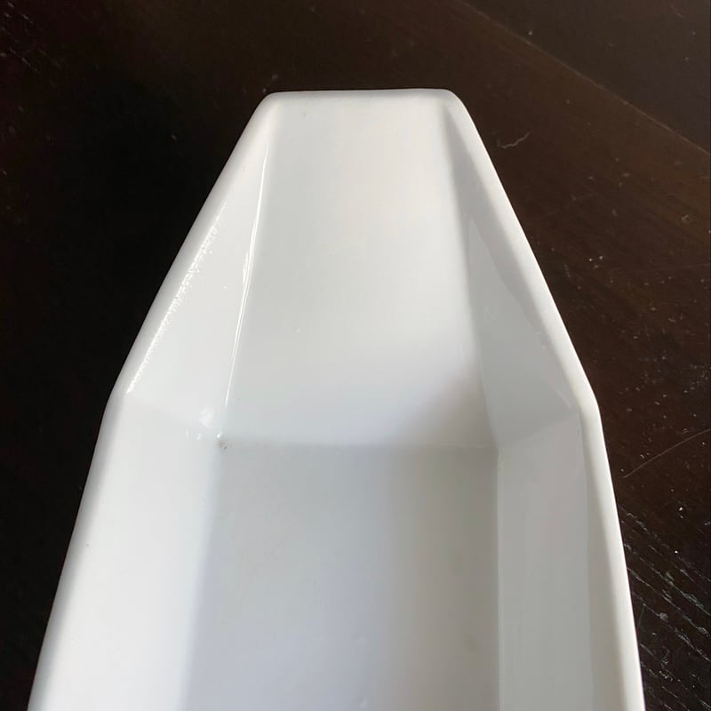 19世紀初期 白磁 舟形ラヴィエ フランス アンティーク 0501741