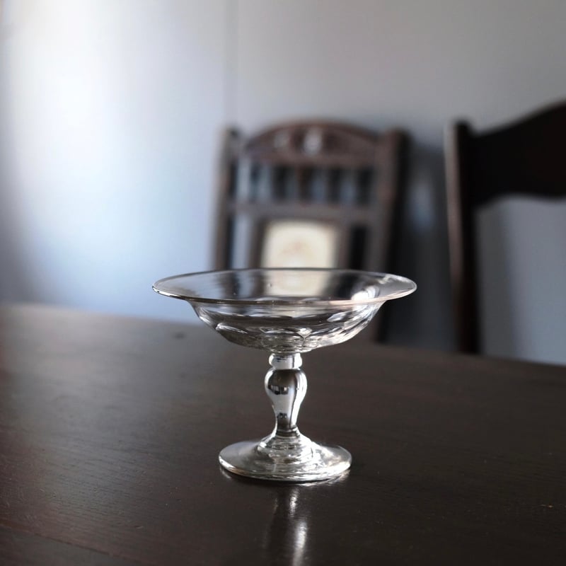 ガラス バギエ 指輪置き h8.2cm フランス アンティーク 0501789 | jinen