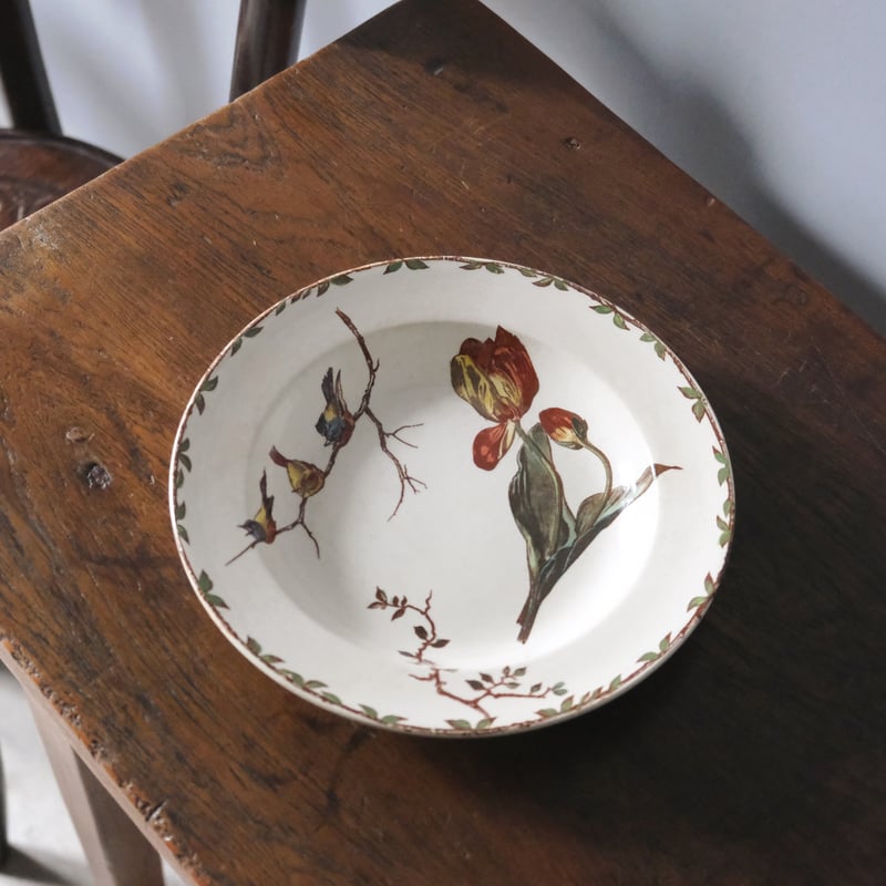 HB&Cie ショワジールロワ Oxford オックスフォード 深皿 手彩色 φ24