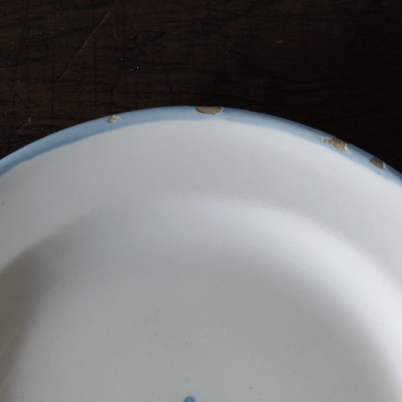 Moustiers Fouque ムスティエ 花絵 平皿 22cm フランス
