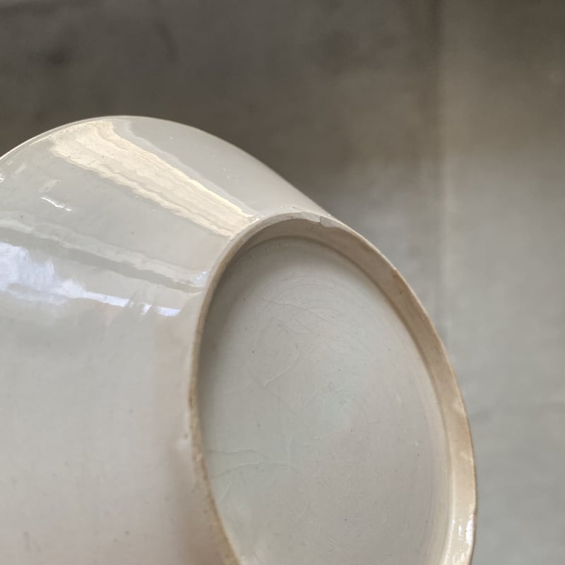 1800年初期 ファイアンスフィーヌ デミカップ＆ソーサー