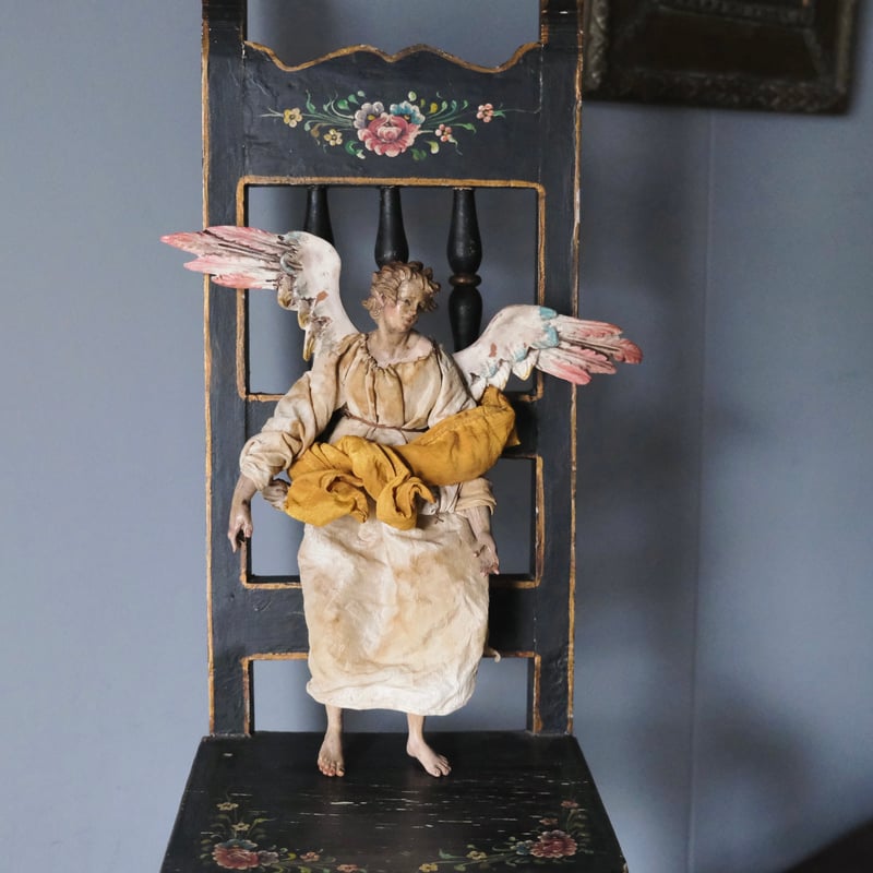 サントン人形 サントス 天使 アンティーク 0501707 | jinen_antique