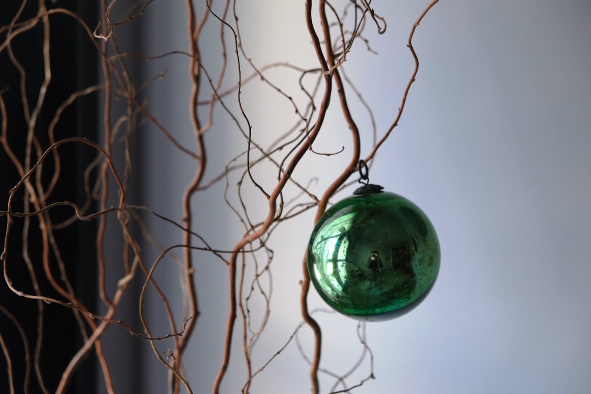 クリスマスボール オーナメント マーキュリーグラス ガラス玉