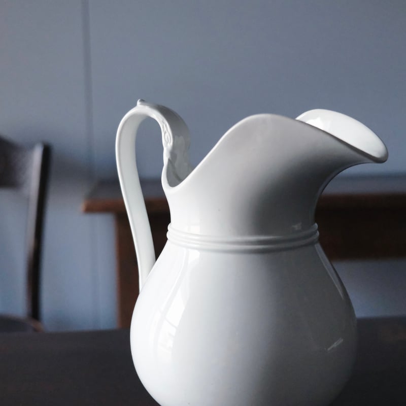 フランスアンティーク ♧ ボルドー窯のピシェ&ボウル ♧ モデルHenri II フランスアンティーク ♧ ボルドー窯のピシェ&ボウル ♧ モデルHenri