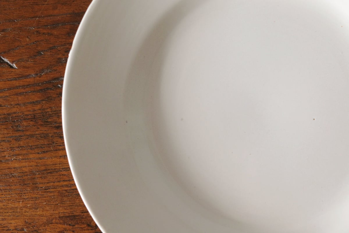 ニーデルヴィレー Nidelviller 白皿 平皿 リム皿 φ21.6cm