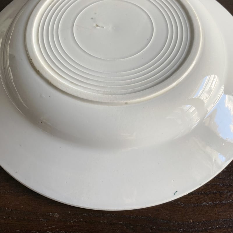 フランスアンティーク サンタマンOeilletsカーネーション深皿 フランス