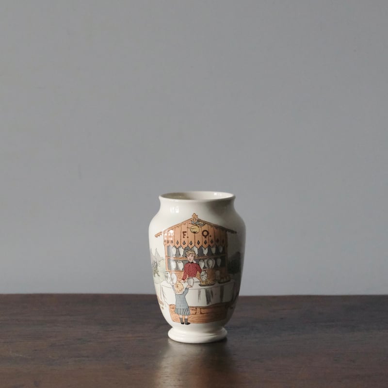 Sarreguemines サルグミンヌ ポット h13.6cm フラワーベース 花瓶 花器