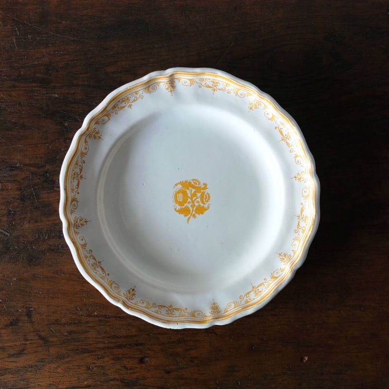 18世紀 ムスティエ 花絵皿 アンティーク 050470 | jinen_antique