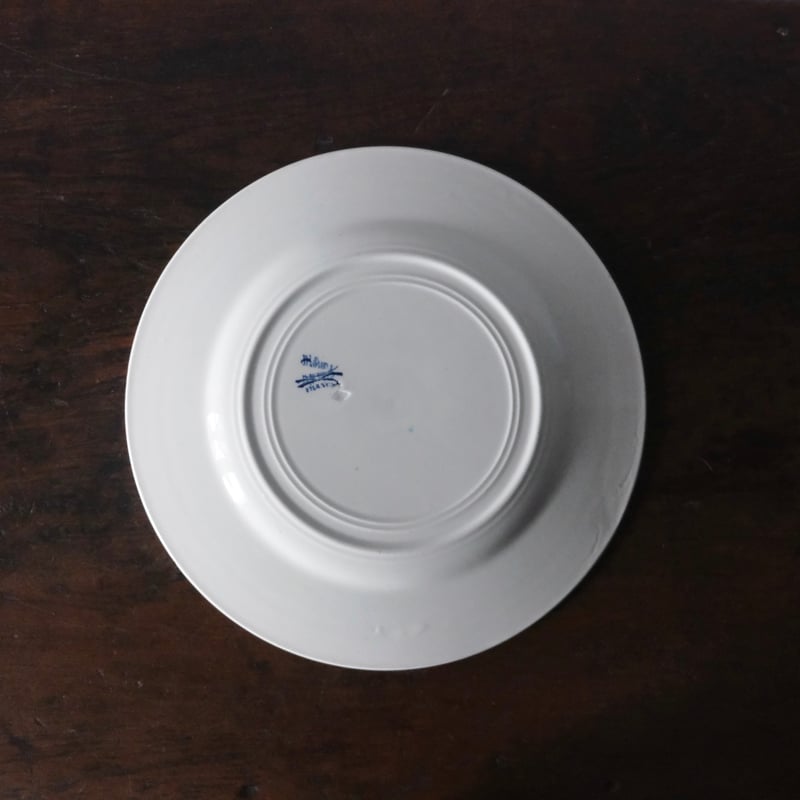 K&G Lunéville ロレーヌ 十字 紋章ディナー 皿 φ23.9cm フランス アンテ