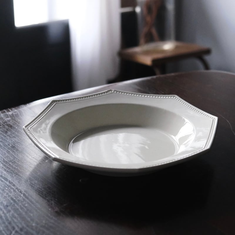 クレイユエモントロー オクトゴナル octogonale 深皿　美品【B】 Creil&Montereau クレイユモントロー クレイユエモントロー