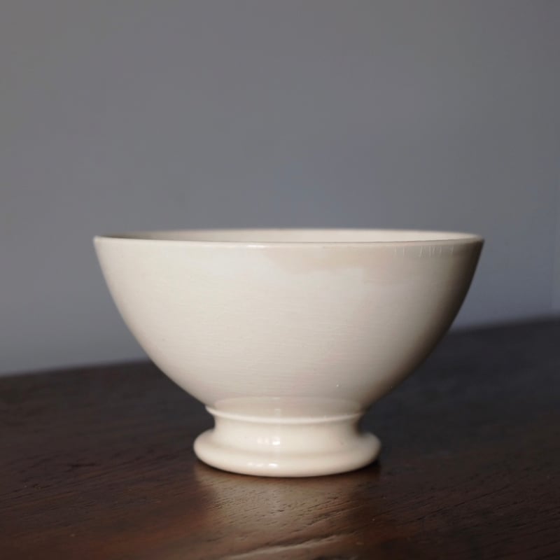 Gien ジアン 白 カフェオレ ボウル φ15.5cm フランス アンティーク