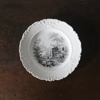 Rambervillers ランヴェルヴィレ レリーフ 平皿 フランス アンティーク