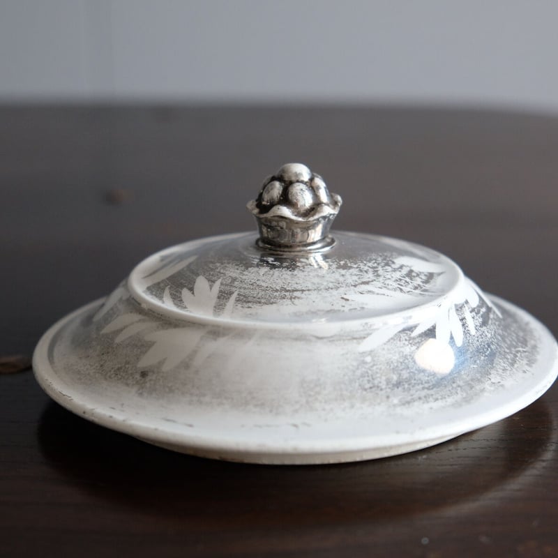 クレイユ&モントロー 銀彩ブイヨンボウル アンティーク 050434  