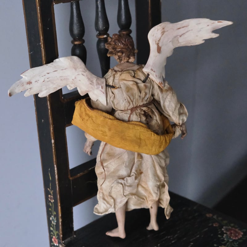 サントン人形 サントス 天使 アンティーク 0501707 | jinen_antique