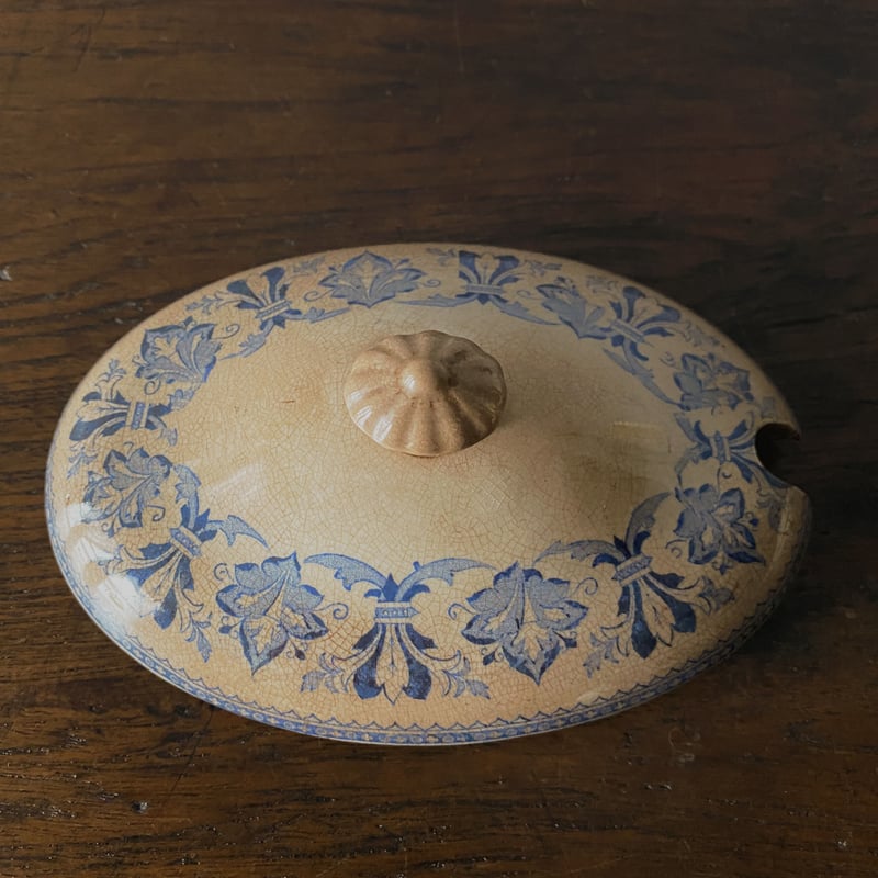 蓋つき ソーシエール アンティーク 0501151 | jinen_antique
