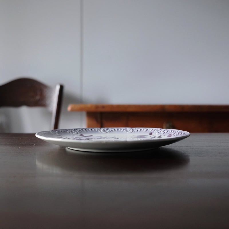 Digoin&Sarreguemines ディゴワン サルグミンヌ ヤドリギ 平皿 φ21cm