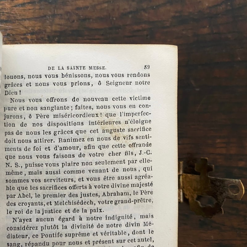 ミセル 祈祷書 1869年 フランス アンティーク 0501748 | jinen_antique