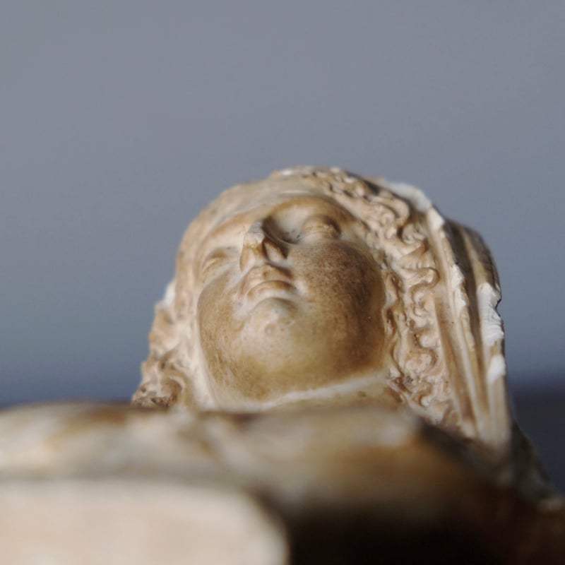 石膏 聖母マリア 胸像 フランス アンティーク 0501708 | jinen_antique