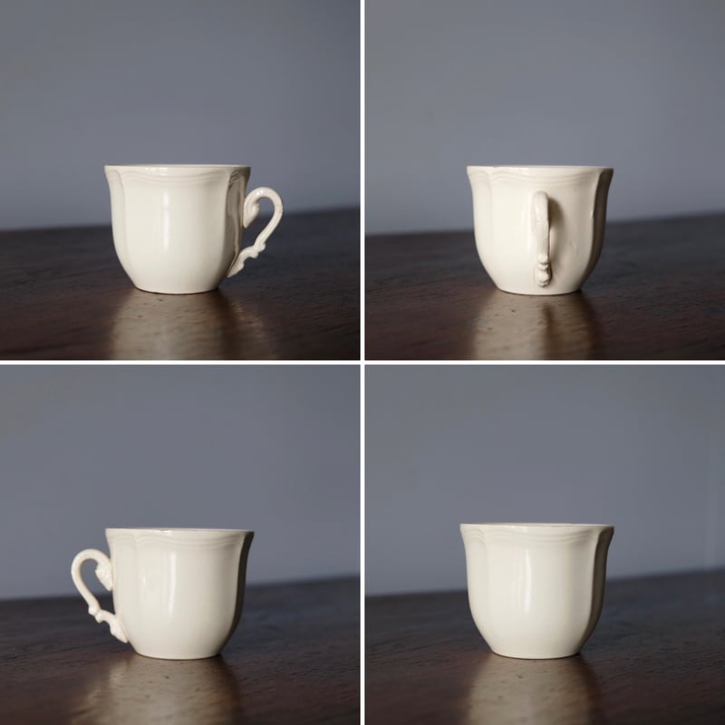 Digoin&Sarreguemines ディゴワン サルグミンヌ 花リム コーヒー Digoin&Sarreguemines ディゴワン サルグミンヌ 花リム コーヒー