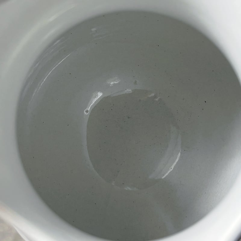 Choisy le Roi ショワジールロワ 白 ピシェ ピッチャー 花器 花瓶 h19.5