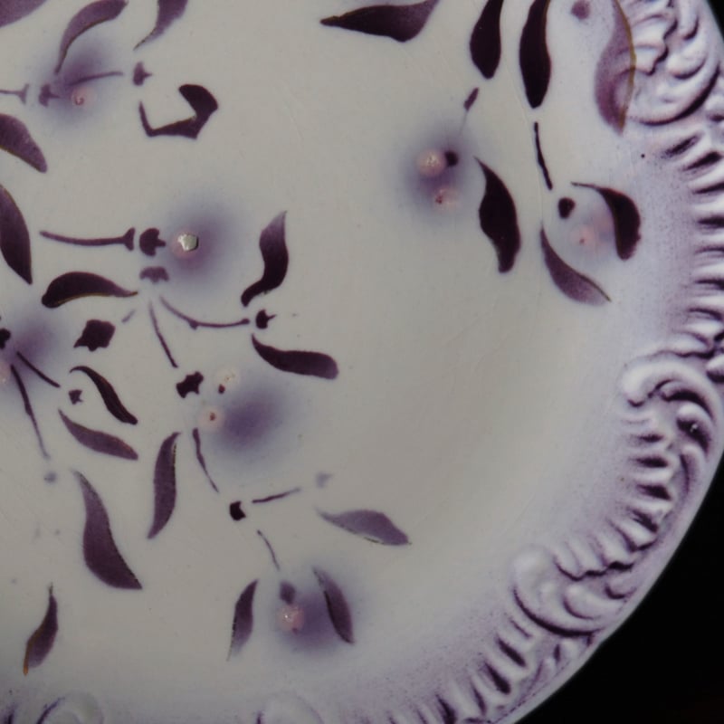 フランスアンティーク　ビストロ皿　地厚　ディゴワン　サルグミンヌ　2枚セット フランスアンティーク ビストロ皿 地厚 ディゴワン サルグミンヌ