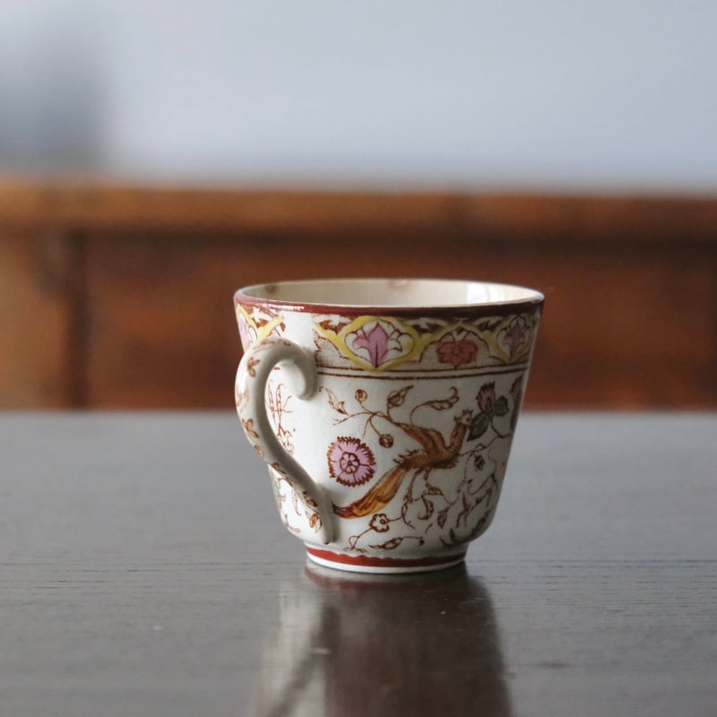 希少　美品　ジョワジールロワ　ショコラカップ　マロン　フランスアンティーク 希少 美品 ジョワジールロワ ショコラカップ マロン フランス
