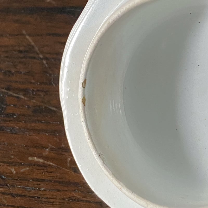 クレイユモントロー　フォアグラポット Creil et Montereau FLORA ROCAILLEクリームポット_A/クレイユ
