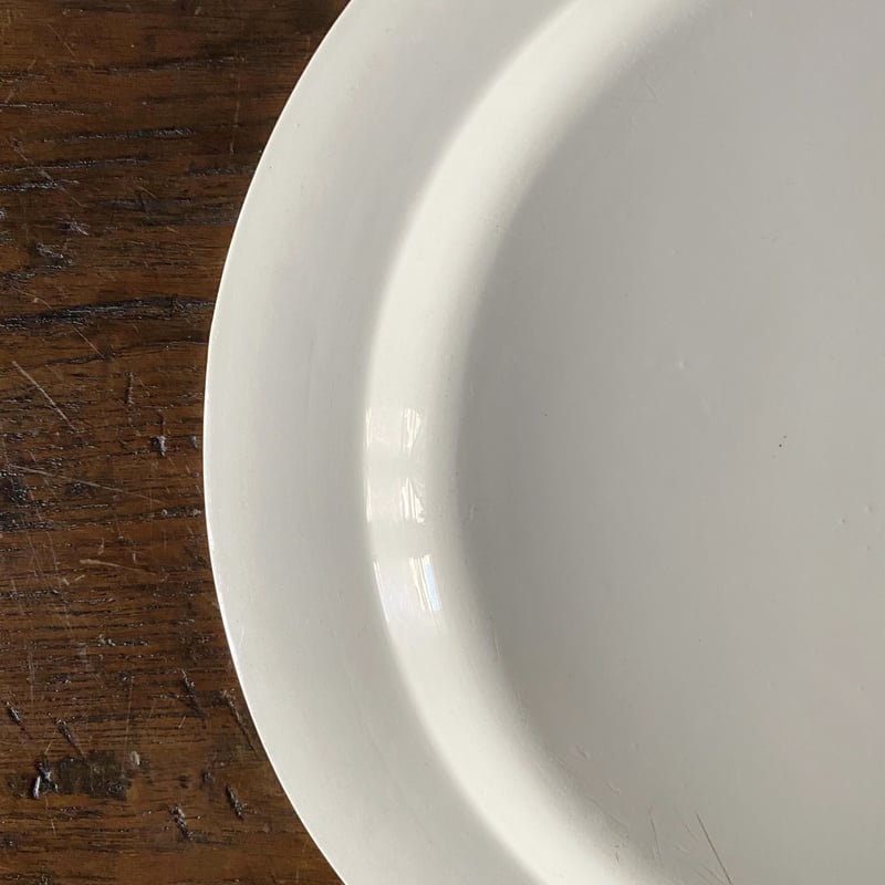 CREIL クレイユ グリザイユ 平皿 ディナー皿 φ24.5cm ファイアンス