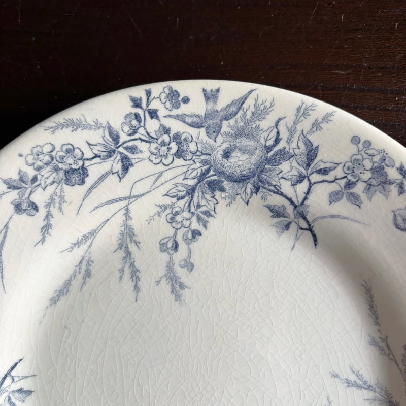 Creil & Montereau Linotte リノット デザート 平皿 φ20.8cm