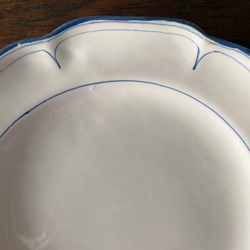 ムスティエ 青輪線のお皿 ムスティエ 青輪線のお皿 | chez Augustins