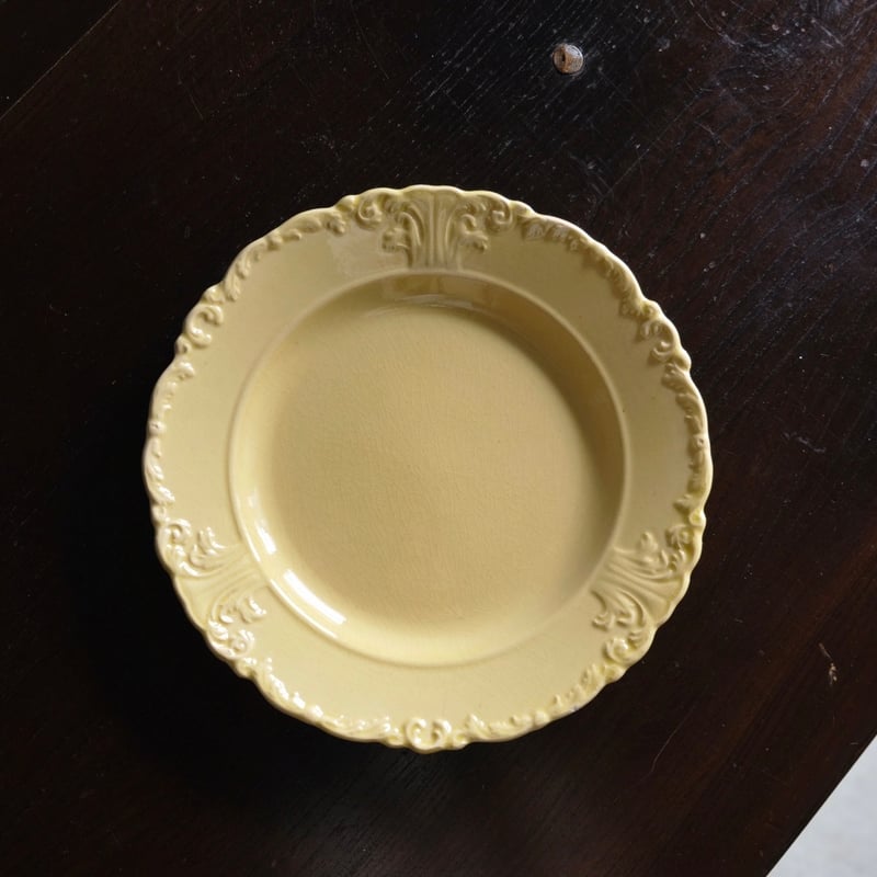 アプト Apt 南仏陶器 レリーフ 平皿 リム皿 φ21.5cm フランス