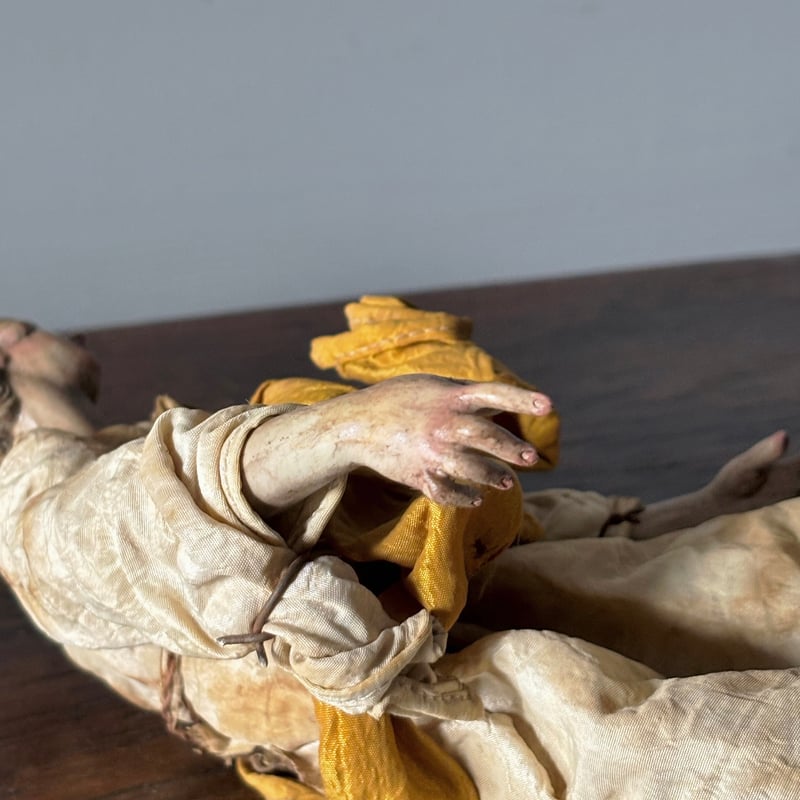 サントン人形　サントス　陶器　古道具　骨董 サントン人形 サントス アンティーク 0501707 | jinen_antique