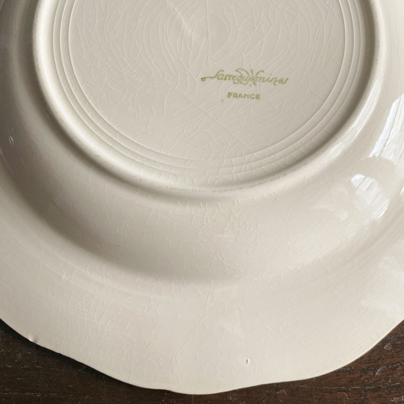 ディゴワン＆サルグミンヌ 花リム デザート プレート アンティーク