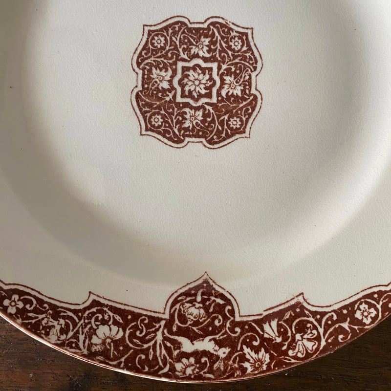 J.Vieillard&Cie Bordeaux ボルドー うさぎ 平皿 デザート皿 フランス